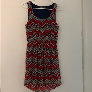 Women’s chevron patterned sundress
